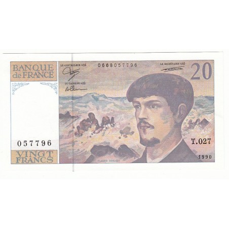 20 FRANCS DEBUSSY 1990 NEUF Fayette 66bis.1