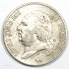 5 Francs 1823 Q PERPIGNAN– LOUIS XVIII Tête nue