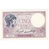5 FRANCS VIOLET 06-07-1933  SPL +  Fayette 3.17
