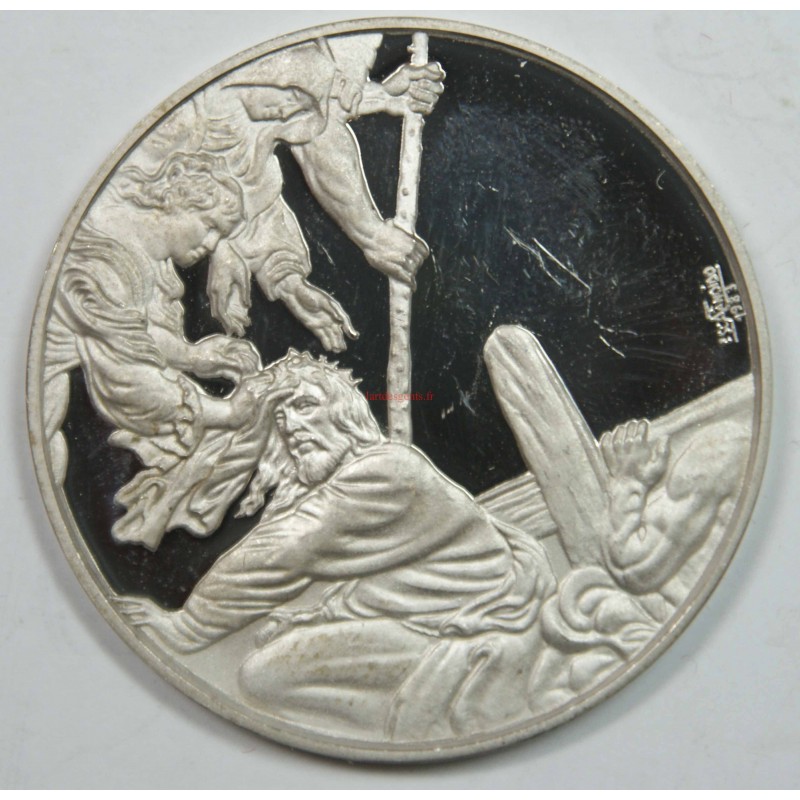 Médaille Argent – PIERRE PAUL RUBENS – CHRIST MONTANT AU CALVAIRE