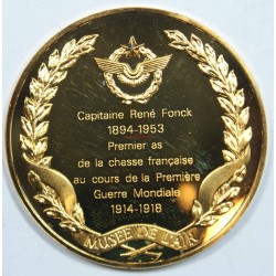 Médaille Vermeil – CAPITAINE RENE FONCK – 1894-1953