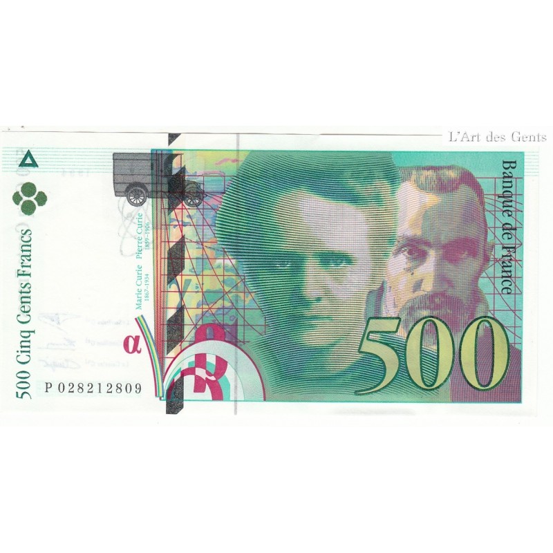 500 FRANCS PIERRE ET MARIE CURIE 1994 SPL Fayette 76.1