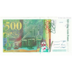 500 FRANCS PIERRE ET MARIE CURIE 1994 SPL Fayette 76.1