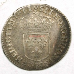 Douzième de Louis XIV 1661 R Villeneuve -Buste Juvénile