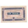 BILLET DE NECESSITE  1 FRANC 1915 CHAMBRE DE COMMERCE DE  NANCY