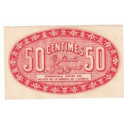 50 CENTIMES CHAMBRE DE COMMERCE ALGER 1915