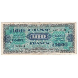100 FRANCS FRANCE 1944 Série 8