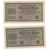 LOT DE 20 BILLETS ALLEMAND 1000 mark 1922