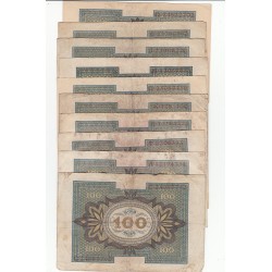 LOT 20 REICHSBANKNOTE  100 MARK 1920