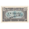 1 Franc Chambre de Commerce Blois 1918 ANNULE  p/NEUF
