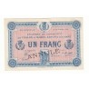 1 Franc Chambre de Commerce Chalon s/Saône ANNULE P/NEUF Pirot 11