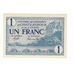 1 Franc Chambre de Commerce Chateauroux NEUF Pirot 26