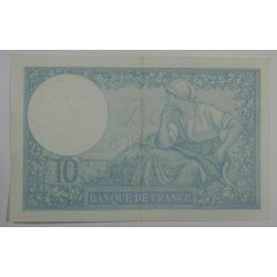 10 Francs MINERVE du 26-12-1940 Sup+
