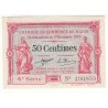 50 Centimes Chambre de Commerce de Dijon 1919 Neuf