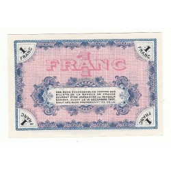 1 Franc Chambre de Commerce MOULINS et LAPALISSE ANNULE Pirot 14