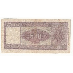 ITALIE 500 LIRE 1948