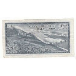 LUXEMBOURG 20 FRANCS 1966
