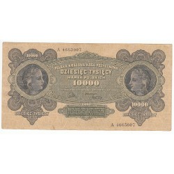POLOGNE 10000 MAREK 11 MARS 1922