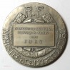 Médaille Argent Concours Hippique 1936 Paris - 41mm 36g Bouchard