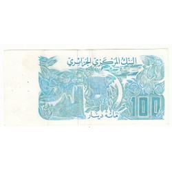 ALGERIE 100 DINARS 1982 TTB  FAUTE P.134
