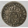 Louis XV -1/12 ecu de France-Navarre  1719 9 RENNES R2, jolie monnaie