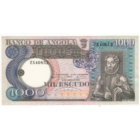 ANGOLA  500 ESCUDOS 10 JUIN 1973