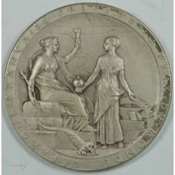 Médaille Ouverture à la navigation du canal de SUEZ 1869 TTB Argent (2)