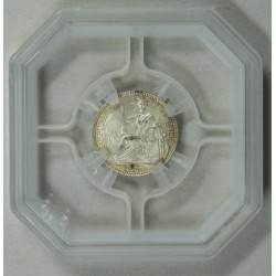 Indochine – 10 Cent. 1927 République assise rare