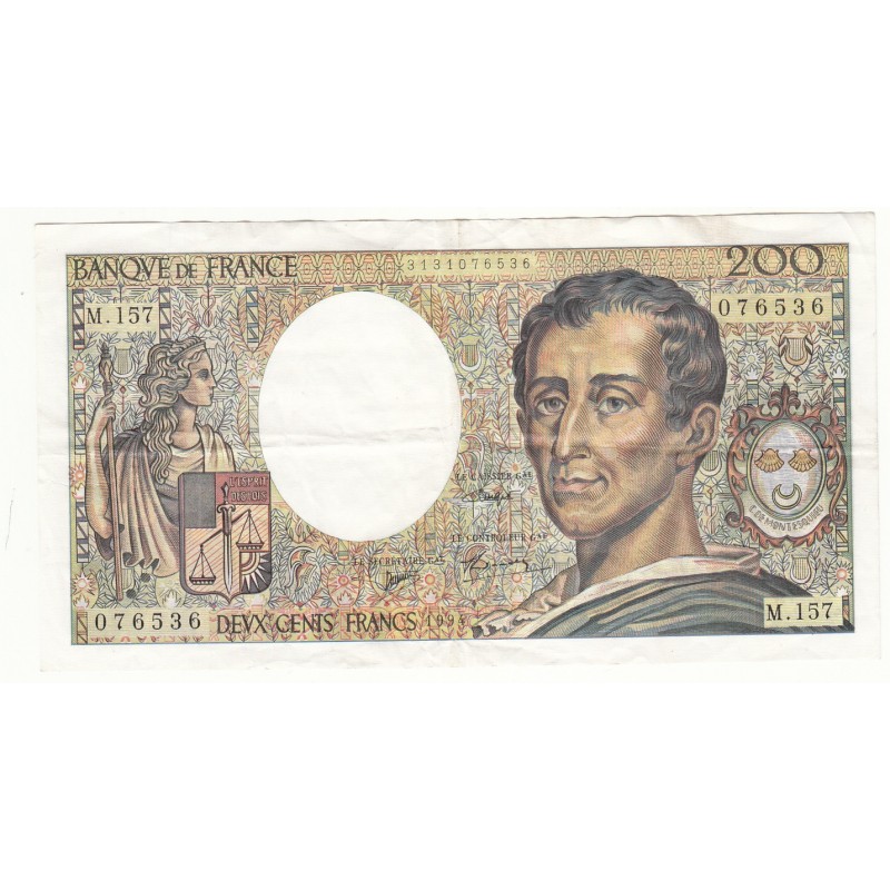 200 FRANCS MONTESQUIEU  1994