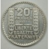 20 Francs 1937 Turin Argent Silver jolie monnaie