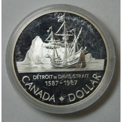 Canada dollar 1987 "Detroit SW Davis Street"