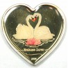 LIBERIA 10 $ 2006  Part of the collection "Silver Hearts" endless love II SAINT VALENTIN