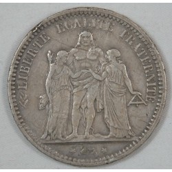 5 Francs Hercule 1871 K Bordeaux