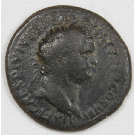 Romaine - Dupondius TITUS R/ Rome assise Ric 183