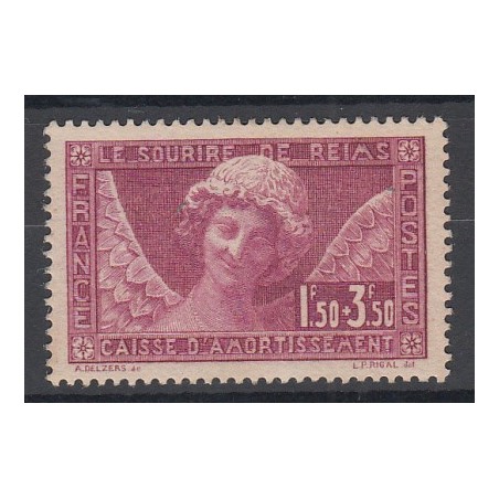 SOURIRE DE REIMS N°256 ANNEE 1929  NEUF**  Cote 160 Euros