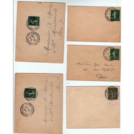 lettres  cachet Téléphone VERSAILLES CONGRES  17 1 1913 de l' élection R.Poincaré