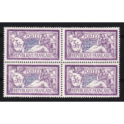 BLOC DE 4 TIMBRES N°206 ANNEE 1925 Type Merson NEUF