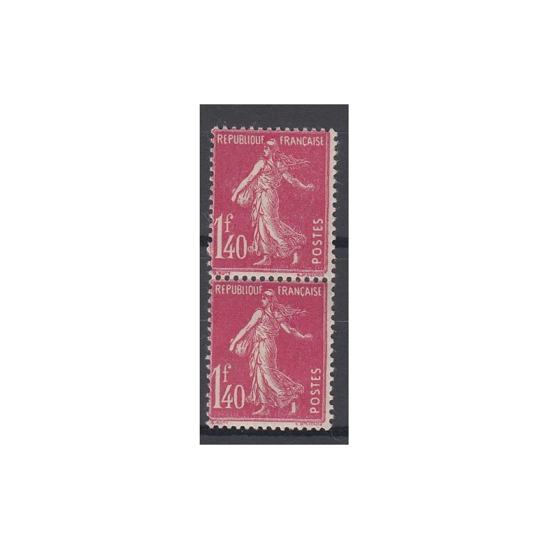 2 timbres n°196 année 1924 type semeuse neufs**   Cote 100  Euros