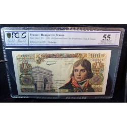 100 nouveaux francs Napoléon Bonaparte 4-6-1959 AU 55 PCGS