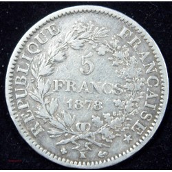 Hercule- 5 FRANCS 1878 K Bordeaux