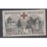 Timbre n°156 15 c. + 5 c. Croix Rouge 1918 Neuf** Signé Cote 300 Euros
