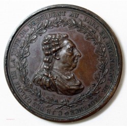 Médaille Charles Jean Batisde DES GALOIS de la tour de GLENÉ 1788