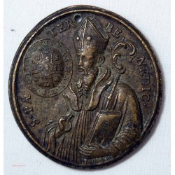 Médaille religieuse Montserrat Rome du XVIIIe