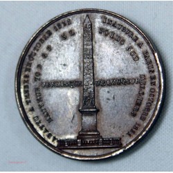 Médaille Louis Philippe I, Obelisque de Louqsor 1831