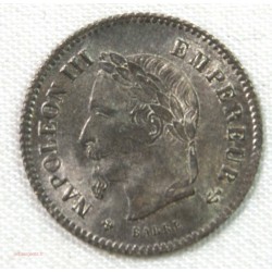 Napoléon III - 20 centimes 1867 BB Strasbourg SPL+