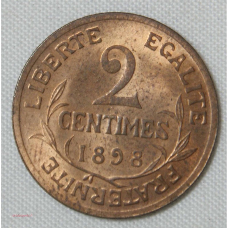 Dupuis - 2 centimes 1898  jolie Monnaie