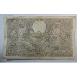 Banque BELGIQUE 100 Francs 20 Belgas 03-03-1937