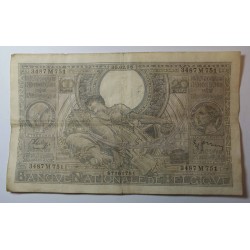 Banque BELGIQUE 100 Francs 20 Belgas 25-02-1938