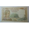 Billet de 50 Francs Cérès 08-02-1940