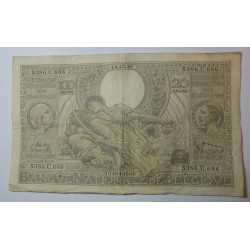 Billet de Belgique 100 Francs ou 20 Belgas 14-12-1938